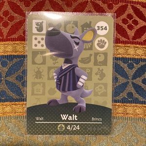Genuine ACNH amiibo for Walt